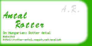 antal rotter business card